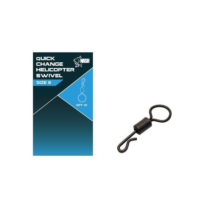 QUICK CHANGE HELICOPTER SWIVEL Nash Tackle