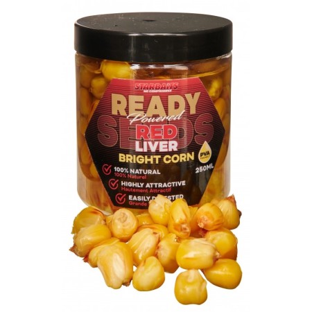 READY SEEDS BRIGHT CORN - RED LIVER Starbaits