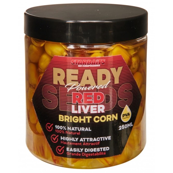 READY SEEDS BRIGHT CORN - RED LIVER Starbaits
