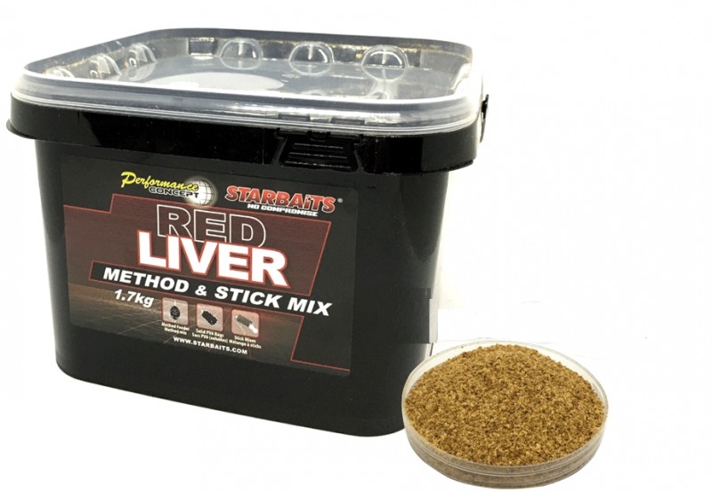 Starbaits Red Liver Method & Stick Mix 1,7kg