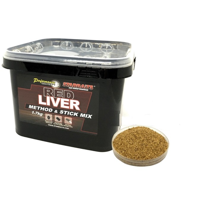 Starbaits Red Liver Method & Stick Mix 1,7kg