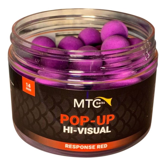 RESPONSE RED - POP UP HI-VISUAL MTC Baits