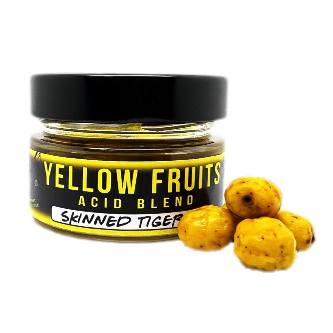 SKINNED TIGER NUT BAIT - YELLOW FRUITS ACID BLEND Over Carp Baits
