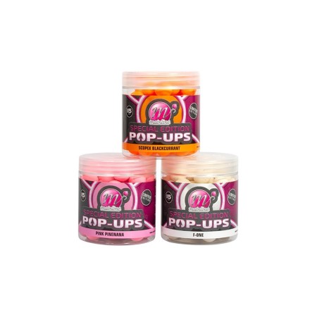 SPECIAL EDITION POP UPS 15 mm - SCOPEX & BLACKCURRANT (ORANGE) Mainline