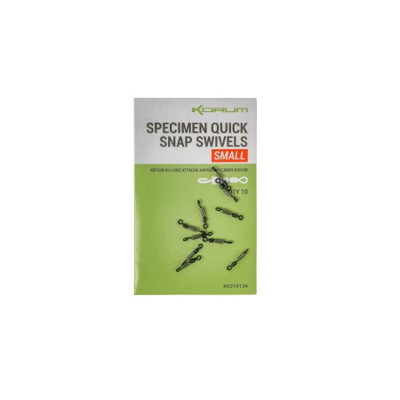 SPECIMEN QUICK SNAP SWIVELS Korum