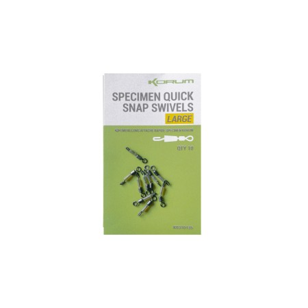 SPECIMEN QUICK SNAP SWIVELS Korum