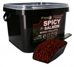 Starbaits Spicy Salmon Pellets Mixed 2kg