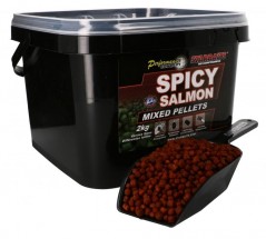 SPICY SALMON PELLETS MIXED Starbaits