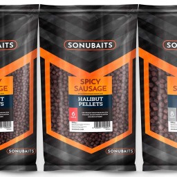 SPICY SAUSAGE HALIBUT PELLETS Sonubaits