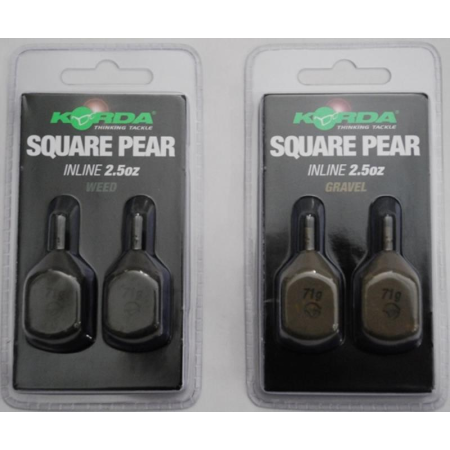 SQUARE PEAR INLINE BLISTER (2 PIECES) Korda