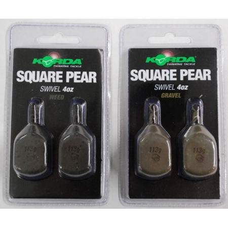 SQUARE PEAR SWIVEL BLISTER (2 PIECES) Korda