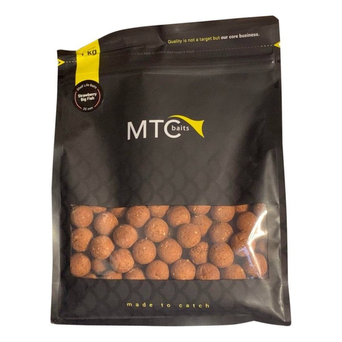 STRAWBERRY BIG FISH - SHELF LIFE MTC Baits