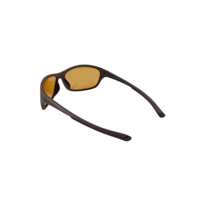 SUNGLASSES WRAPS MATT BLACK FRAME/BROWN LENS MK2 Korda
