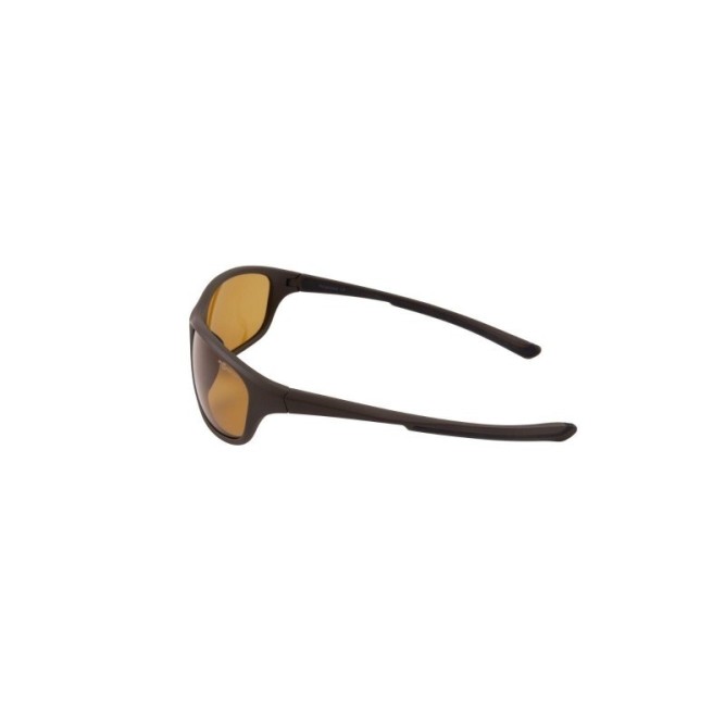 SUNGLASSES WRAPS MATT BLACK FRAME/BROWN LENS MK2 Korda