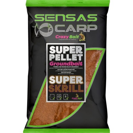 SUPER PELLET GROUNDBAIT SUPER SKRILL Sensas
