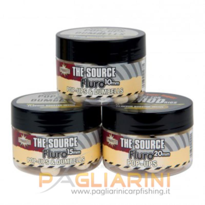 The Source White Fluoro Pop Up Dynamite Baits