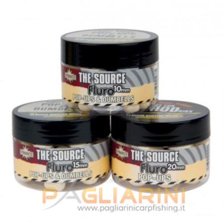 The Source White Fluoro Pop Up Dynamite Baits