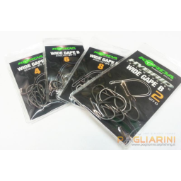 Wide Gape Barbless Korda Hooks
