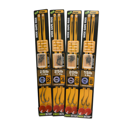 Terminali Wide Gape Raedy Rigs Fox