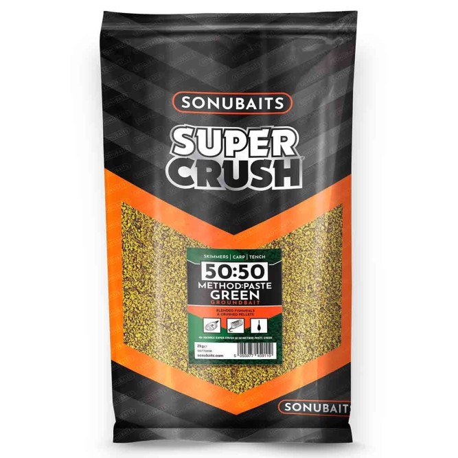 50:50 METHOD & PASTE GREEN 2 Kg Sonubaits