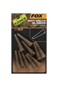 CAMO SAFETY LEAD CLIP TAIL RUBBERS (SIZE 7) Fox