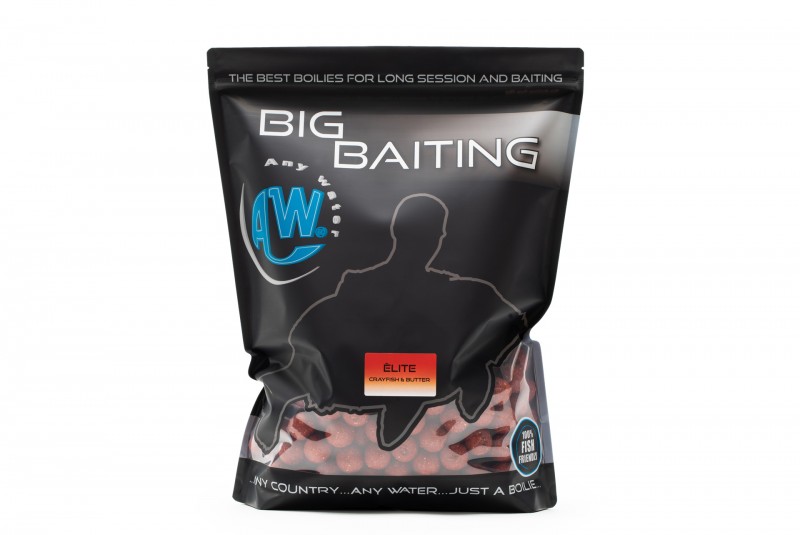 BIG BAITING BOILIES - ELITE (CRAYFISH BUTTER) Any Water