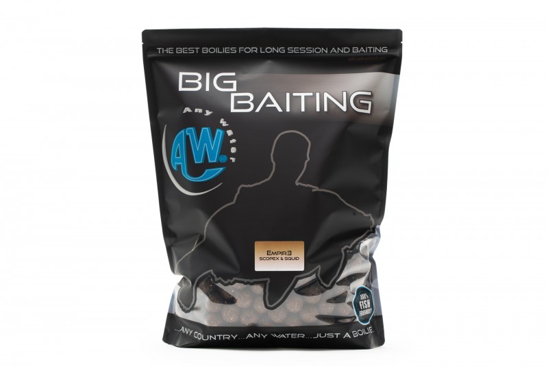 BIG BAITING BOILIES - EMPIRE (SCOPEX SQUID) Any Water