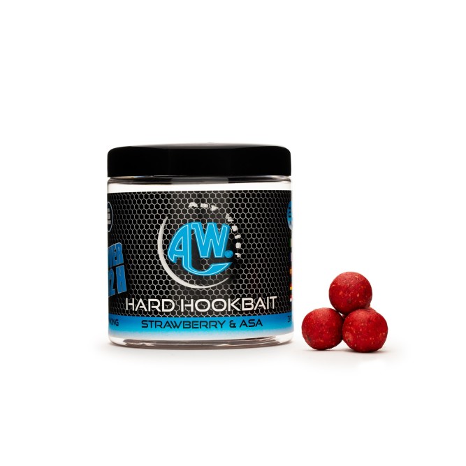 HARD HOOKBAIT BOILIES - STRAWBERRY & ASAFOETIDA Any Water
