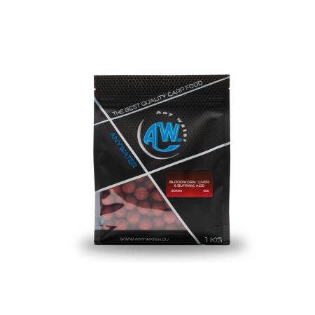 TOP BOILIES - B.L.B. (BLOODWORM - LIVER - BUTTIRIC ACID) Any Water