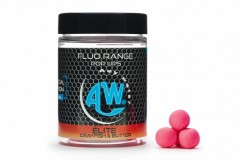 FLUO POP UP BOILIES - ELITE (CRAYFISH BUTTER) Any Water