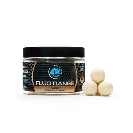 FLUO POP UP BOILIES - EMPIRE (SCOPEX SQUID) Any Water