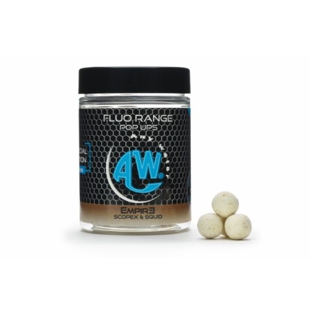 FLUO POP UP BOILIES - EMPIRE (SCOPEX SQUID) Any Water
