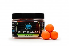 FLUO POP UP BOILIES - NEW AGE (G.L.M. - KRILL - ROBIN RED - CURRY) Any Water
