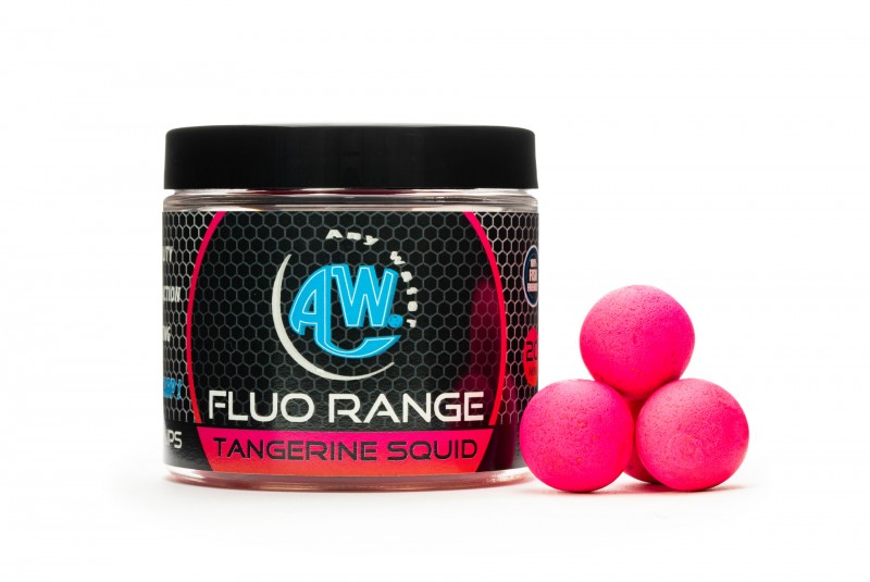 FLUO POP UP BOILIES - NEW AGE (TUNA CRAB SPICE) Any Water