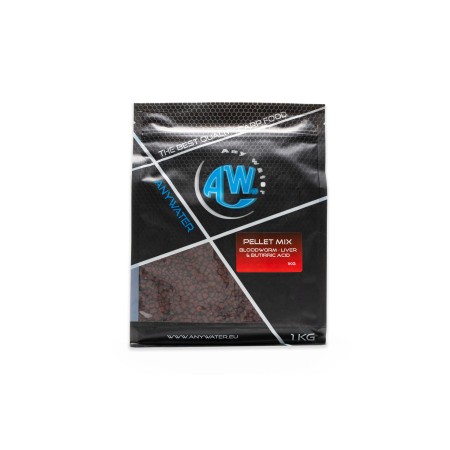 PELLET MIX - B.L.B. (BLOODWORM - LIVER - BUTTIRIC ACID) Any Water