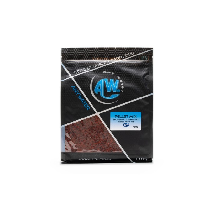 PELLET MIX - STRAWBERRY & ASAFOETIDA Any Water