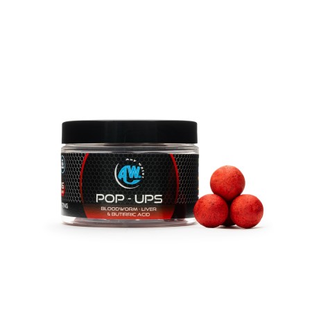POP UP BOILIES - B.L.B. (BLOODWORM - LIVER - BUTTIRIC ACID) Any Water