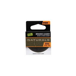 Fox Naturals Braided Leader 20mt
