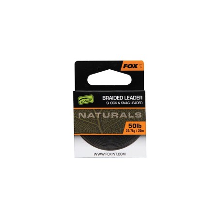Fox Naturals Braided Leader 20mt