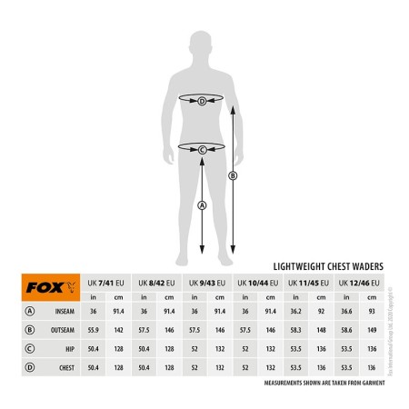 Fox Lightweight Camo Waders