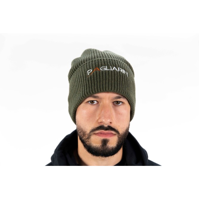 Pagliarini Cuffed Beanie Olive Green
