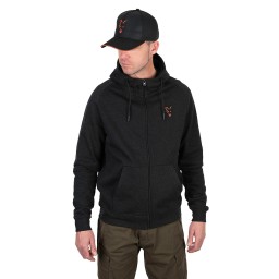 Fox Collection Lightweight Black & Orange Hoody