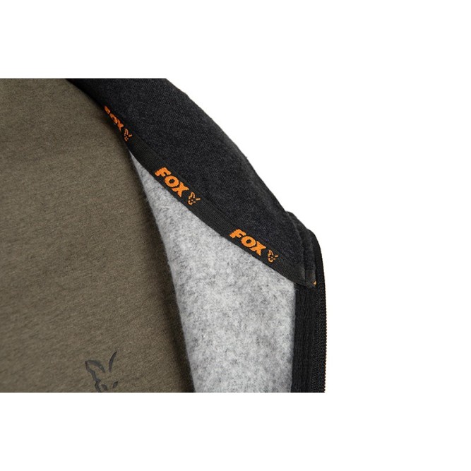 Fox Collection Lightweight Black & Orange Hoody