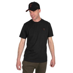 Fox Collection Lightweight Black & Orange T-Shirt