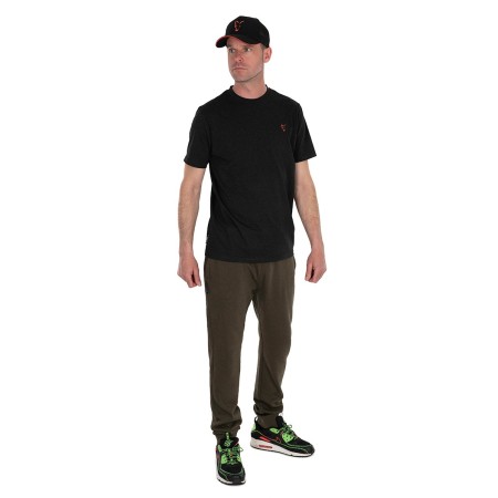 Fox Collection Lightweight Black & Orange T-Shirt