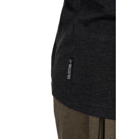 Fox Collection Lightweight Black & Orange T-Shirt