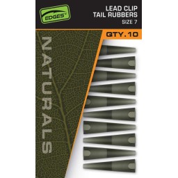 Naturals Size 7 Lead Clips Tail Rubbers