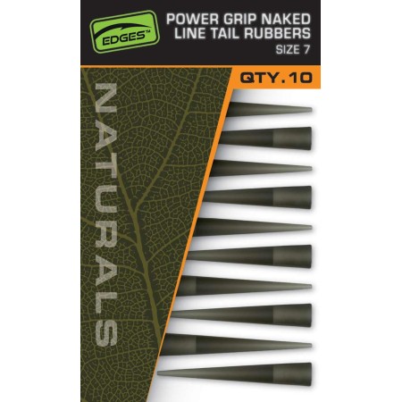 Naturals Size 7 Power Grip Naked Line Tail Rubbers