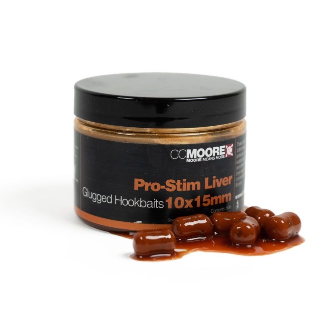 CCMoore Pro-Stim Liver Glugged Hookbaits