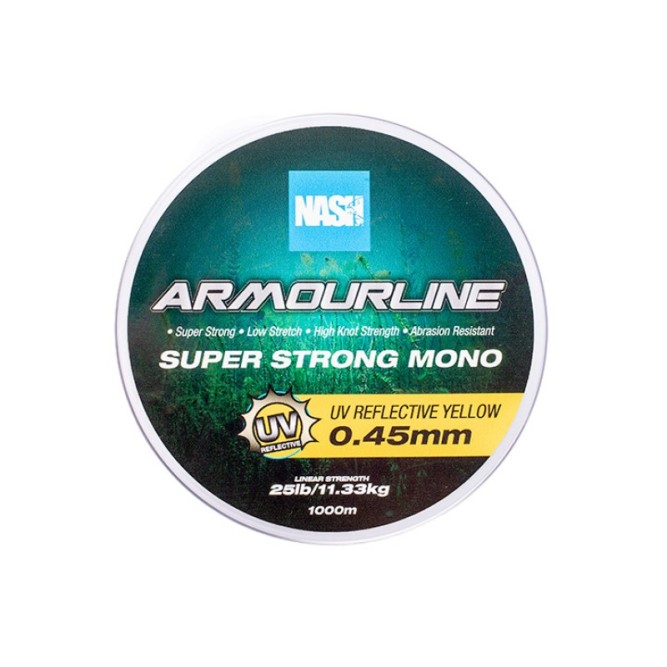 Nash Tackle Armourline Mono UV Yellow